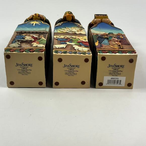 Jim Shore Heartwood Creek 10" READ 2006 Three Wise Men Set Nativity Christmas - Picture 7 of 15
